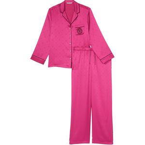 Пижамный комплект Victoria's Secret женский сладкий розовый логотип жаккард