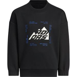 Спортивный свитер черный для детей 3-7 лет Adidas