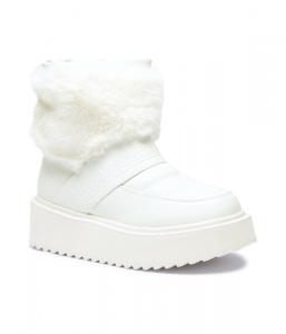 Зимние ботинки платформа60 Love Moschino, белый