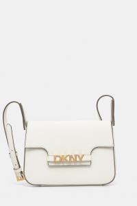 Кожаная сумка Dkny, бежевый