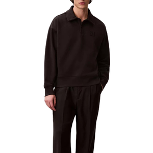 Поло с логотипом Calvin Klein, черный