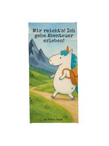 Mr. & Mrs. Panda Пляжное полотенце с изображением единорога-альпиниста и надписью белого цвета