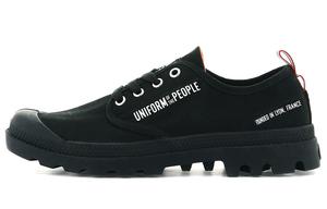 Pampa Canvas Shoes Unisex Low-top Black Palladium
