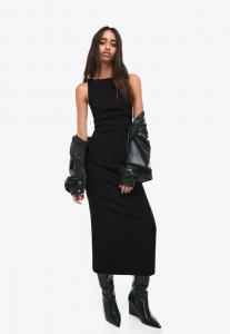Платье Bershka MIDI, Black