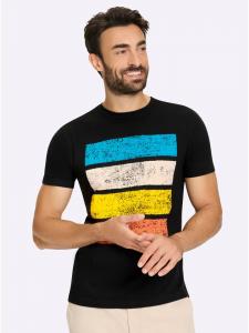 Черная футболка с принтом WITT WEIDEN