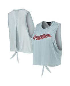 Женская голубая майка с открытой спиной и завязками Cleveland Guardians The Wild Collective, синий