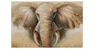 Акриловая картина ручной работы KUNSTLOFT Ruhiger Riese, бежевый