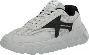 Мужские кроссовки Armani Exchange Dusseldorf на шнуровке, белый/черный