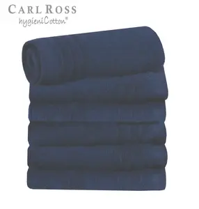 Гостевые полотенца Carl Ross "HygieniCotton" (6 шт.) с 2 подвесными шнурами 30х50 см (6 шт.), цвет night blue