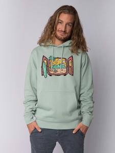 Толстовка wat? Apparel Sweatshirt Surf and beach, цвет Aloe