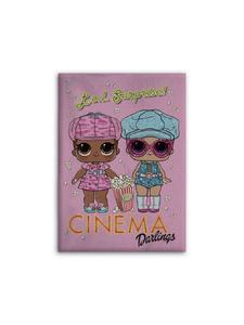 Флисовое одеяло LOL Surprise - пушистый уют для детей в розовом цвете COFI 1453