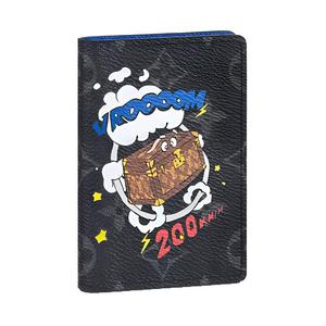 LOUIS VUITTON Карманный органайзер Monogram Eclipse Black