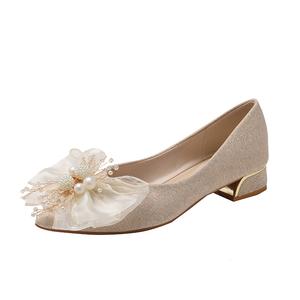 Повседневные однобортные туфли женские абрикосового цвета Zomila, Apricot