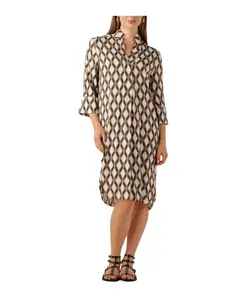 Элегантное мини-платье цвета экрю Dea Kudibal, бежевый