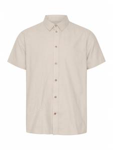 Повседневная рубашка !Solid Regular fit Button Up Shirt PETE, бежевый