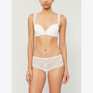 Формованный бюстгальтер Danse des Sens из эластичного кружева и сетки Aubade, цвет opale