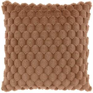 Декоративная подушка Unique Living Dez, коричневый - высота: 9 см