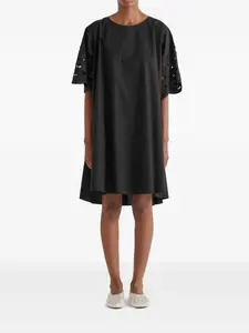 Платье с вырезами и короткими рукавами Meimeij, черный