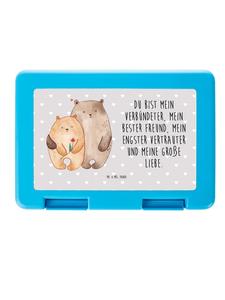 Mr. & Mrs. Panda Ланч-бокс «Медведь любит тебя» с надписью, выполненной в серо-пастельных тонах