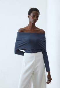 Рубашка с длинным рукавом Anna Field, сине-серый