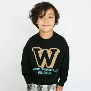 Толстовка Sagara с вышивкой и флисовой подкладкой Branshes, цвет Black