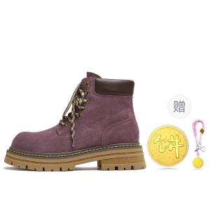 Teenmix Классические желтые ботинки Martin Boots женские фиолетовые