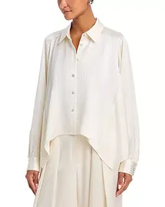 Топ в атласную полоску «Джорджия» Cinq À Sept, белый