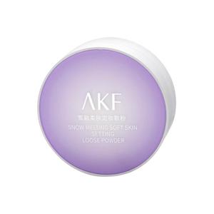 Тальк для лица Snow Melting Soft Skin рассыпчатая пудра с матовым финишем Natural Matte Finish No Transfer 10g AKF