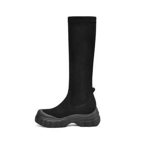 Сапоги женские черные 6,8 см JOSINY, Black (Heel Height 6.8Cm)