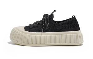 Кроссовки для образа жизни Женские низкие Renben, бежевый/черный