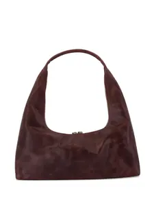 Большая кожаная сумка-хобо через плечо Marge Sherwood, красный