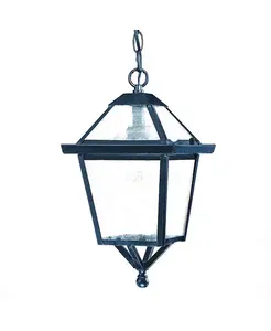 Подвесной потолочный светильник-фонарь – подвесной светильник в винтажном стиле для любого помещения Slickblue, black