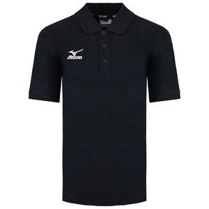 Черная рубашка-поло для гольфа Pros Mizuno, черный