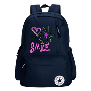 Converse Полиэстеровый рюкзак обычный унисекс темно-синий, Smile Flower
