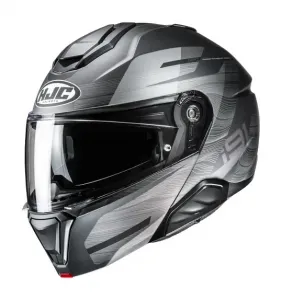 Шлем HJC i91 Dusk HJC Helmets, матовый серый/серебряный
