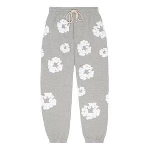Спортивные брюки Denim Tears Cotton Wreath Sweatpants 'Grey White', серый