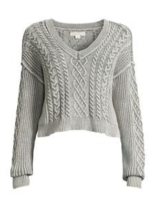 Свитер AÉROPOSTALE, серый