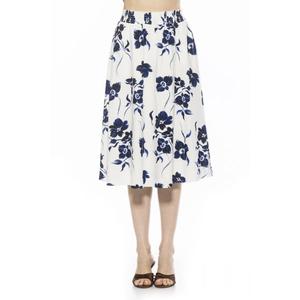 Женская юбка с присборенным поясом Alexia Admor, цвет ivory floral