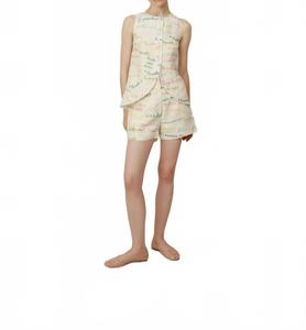 Рина Мид завышенные шорты в цвете айвори Project Adamo, слоновая кость