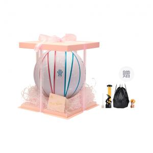 ANTA Баскетбольный мяч PU белый/синий/розовый размер 7 тренировочный unisex