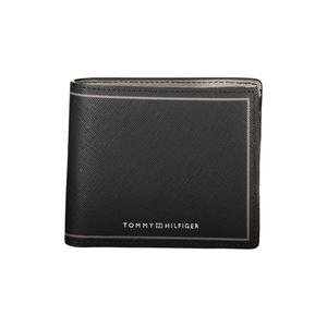 Черный кожаный кошелек Tommy Hilfiger, Black