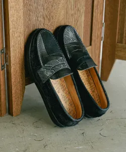 Лоферы в стиле пэчворк Bayflow, цвет Black 19