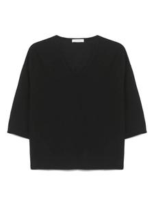 Топ тонкой вязки Zanone, черный