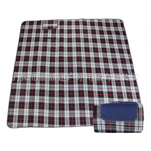 Yjhome новое путешествие, уличный акриловый тканевый коврик для пикника, тканевый коврик для пикника, черный и красный клетчатый коврик 200*200 см