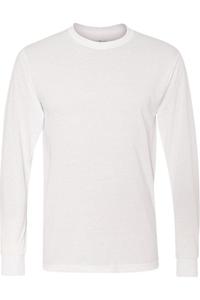Футболка с длинным рукавом JERZEES Dri-Power Performance, белый