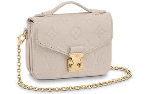 LOUIS VUITTON Миниатюрная сумка Métis Monogram Empriente бежевого цвета