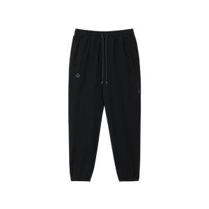 Осенне-зимние вязаные спортивные штаны Unisex RIGERER, чистый черный (с флисовой подкладкой)