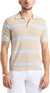Мужской короткий рукав свитер-поло Buffalo David Bitton