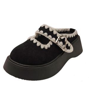 WUJI Женские противоскользящие износостойкие закрытые тапочки - хаки, цвет Khaki