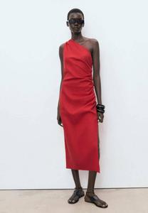 Платье Mango WITH ASYMMETRICAL , Red